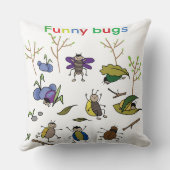 マンガ・ファニーのバグ クッション (裏面)