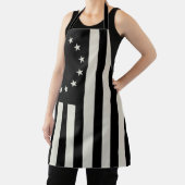 マンガ、ベッツィ・ロス国旗またはサークルアメリカ国旗 エプロン (インサイチュ)