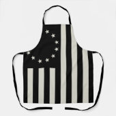 マンガ、ベッツィ・ロス国旗またはサークルアメリカ国旗 エプロン (正面)
