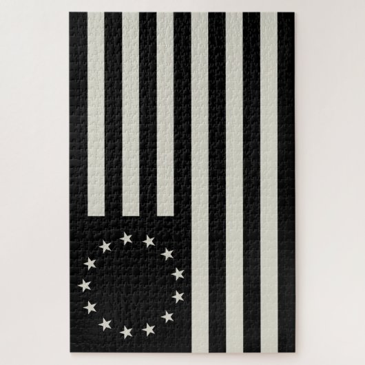 マンガ、ベッツィ・ロス国旗またはサークルアメリカ国旗 ジグソーパズル (縦)