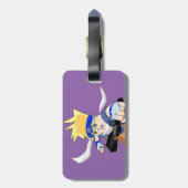 マンガBoy荷物タグ、カスタマイズ可能 ラゲッジタグ (裏面縦)