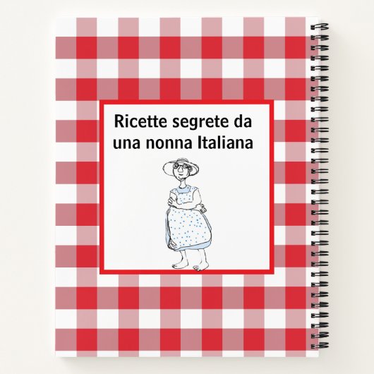 マンギアモイタリアンノナレシピ ノートブック (裏面)