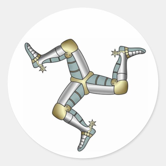 マンクス三脚の男 ラウンドシール (正面)