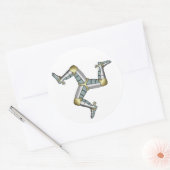 マンクス三脚の男 ラウンドシール (封筒)