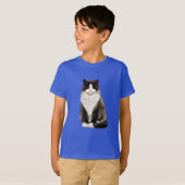 マンクス・キャット・バイカラー Tシャツ (正面フル)