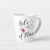 マンクス・マンハート旗 カフェラテマグ (右アングル)