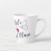 マンクス・マンハート旗 カフェラテマグ (右)