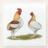 マンクス・ランピーズ ガラスコースター (正面)