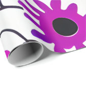 マンクダニカラフル花柄 ラッピングペーパー (ロールコーナー)