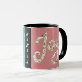 マングバレンタインあなたの名前の喜びをクソ マグカップ (正面右)