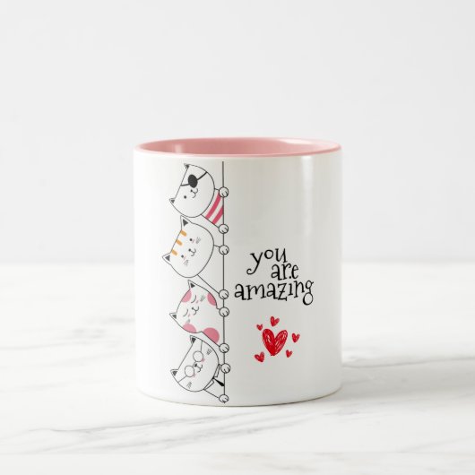 マングバレンタイン ツートーンマグカップ (中央)