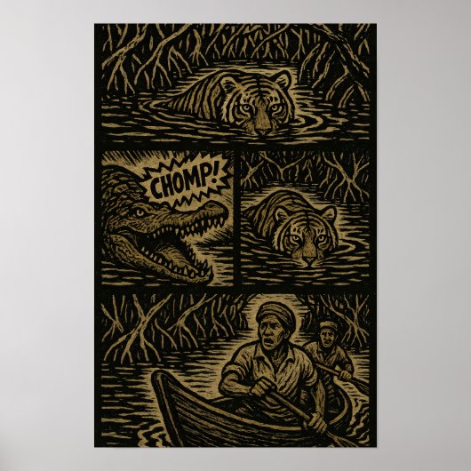 マングローブプレデター漫画 ポスター (正面)