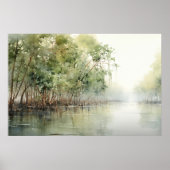 マングローブマーベル：マングローブの鮮やか水彩 ポスター (正面)