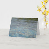 マングローブラグーンウォーターカリブのブルー カード (黄色い花)