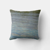 マングローブラグーンウォーターカリブのブルー クッション (裏面)