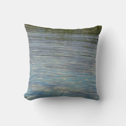 マングローブラグーンウォーターカリブのブルー クッション (正面)