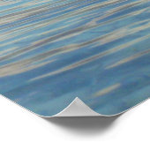 マングローブラグーンウォーターカリブのブルー ポスター (角)