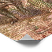 マングースとコブラバイサルゲント,ヴィンテージ野生動物 ポスター (角)