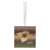 マングースのサンダルのクリスマス キューブオーナメント (右)