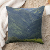 マングー渓谷の農地とヒマラヤ森林 クッション (ブランケット)