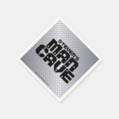 マンケイブステンレススチールダイヤモンドプレートナプキンス スタンダードカクテルナプキン (角)