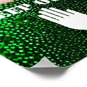 マンケイブビール飲み込みデン保アウトの看板 ポスター (角)