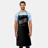 マンケイブマンケイブズマンケイブズエプロン エプロン (着用した状態)