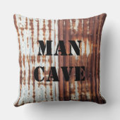 マンケイブヴィンテージ段ボール風化錫 クッション (裏面)