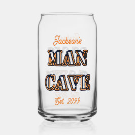 マンケイブ文字エフェクトビールカンガラス飲み物用品 ガラス缶