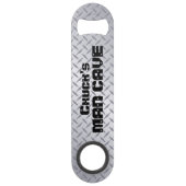 マンケパーソナライズされたーブダイヤモンドプレート スピード栓抜き (正面)