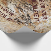 マンケーパーソナライズされたブパーティーラッピング紙 ラッピングペーパー (角)