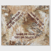 マンケーパーソナライズされたブパーティーラッピング紙 ラッピングペーパー (フラット)