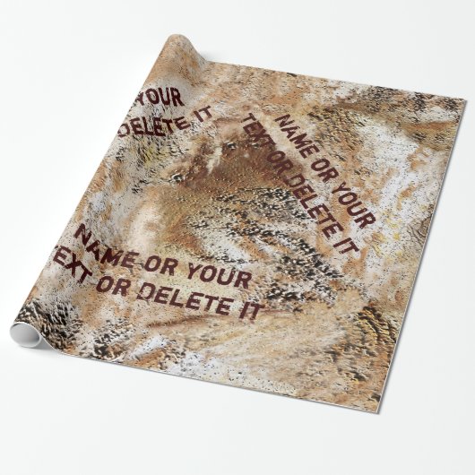 マンケーパーソナライズされたブパーティーラッピング紙 ラッピングペーパー (アンロールド)