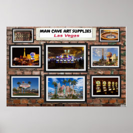 マンケーブアートラスベガス。 ポスター
