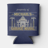 マンケーブガレージマハおもしろいル |パーソナライズされた | 缶クーラー (正面)