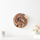 マンケーブクロック ラウンド壁時計 (ホーム)