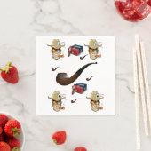 マンケーブシガーライターナプキン スタンダードカクテルナプキン (インサイチュ)