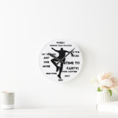 マンケーブバー時計 ラウンド壁時計 (ホーム)