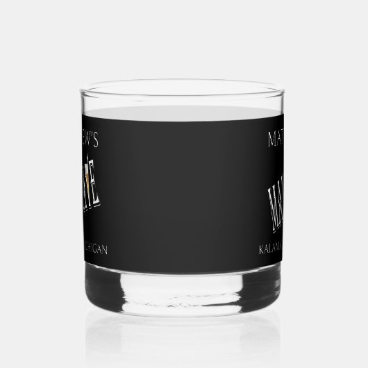 マンケーブパブロックスウィスキーグラス飲み物用品 ウイスキーグラス (左)