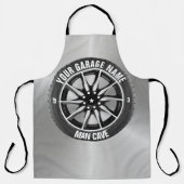 マンケーブユアガレージタイヤホイール名前をカスタムする エプロン (正面)