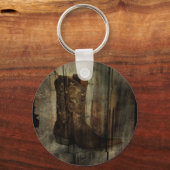 マンケーブ動揺してウェスタンカントリーカウボーイブーツ キーホルダー (正面)