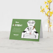 マンケーブ誕生日カード カード (黄色い花)