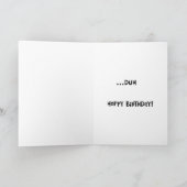 「マンケーブ」誕生日 カード (内部)