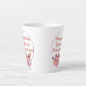 マンゲスビエンリエズスーヴェンアイメスボークフランスのープ カフェラテマグ (正面)