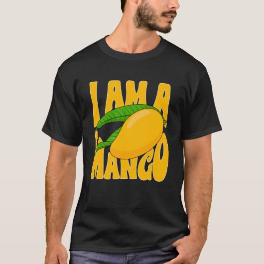 マンゴおもしろいフルーツ – I am A Mango Pulloverフード付きスウェットシャツ_ Tシャツ (正面)
