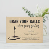 マンゴおもしろいルフ誕生日退職バチュラーパーティ 招待状 (スタンド正面)