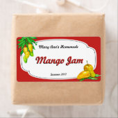 マンゴの込み合いの缶詰になるラベル ラベル (インサイチュ)