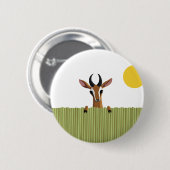 マンゴガゼルのピーカブー 缶バッジ (正面&裏面)