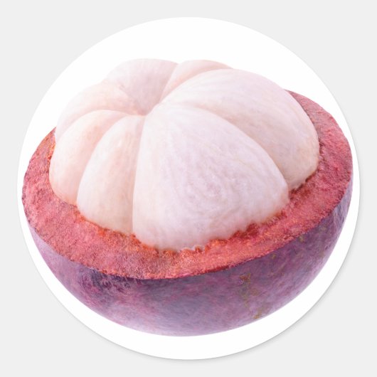 マンゴスチン半 ラウンドシール (正面)