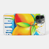 マンゴスプラッシュのカラー Case-Mate iPhoneケース (裏面(横))